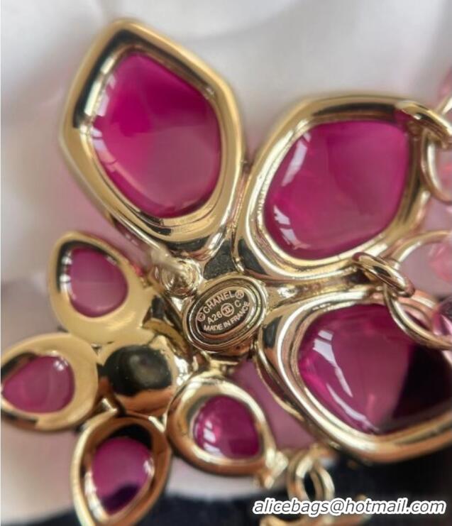 Market Sells Discount Chanel Bloom Earrings CH012703 Pink 2026
