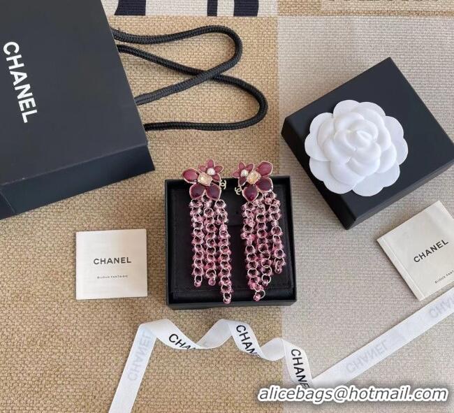 Market Sells Discount Chanel Bloom Earrings CH012703 Pink 2026