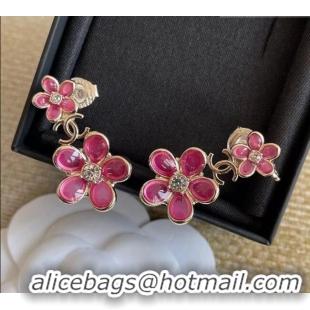 Luxury Cheap Chanel Bloom Earrings CH012618 Pink 2026