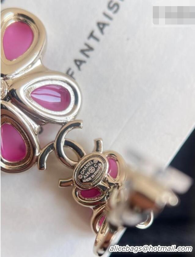 Luxury Cheap Chanel Bloom Earrings CH012618 Pink 2026