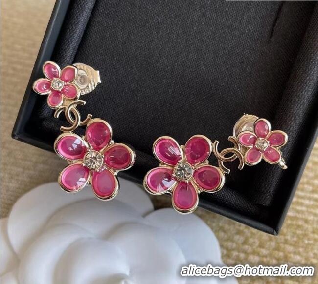 Luxury Cheap Chanel Bloom Earrings CH012618 Pink 2026