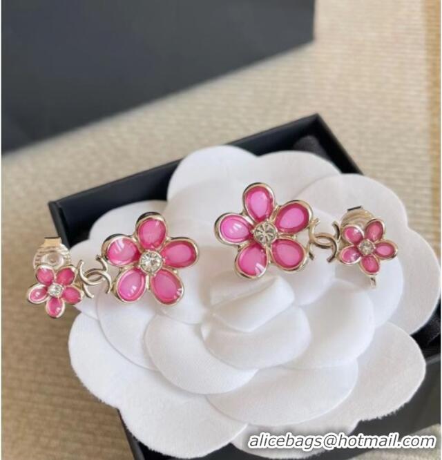 Luxury Cheap Chanel Bloom Earrings CH012618 Pink 2026