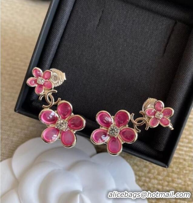 Luxury Cheap Chanel Bloom Earrings CH012618 Pink 2026