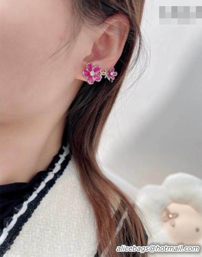 Luxury Cheap Chanel Bloom Earrings CH012618 Pink 2026