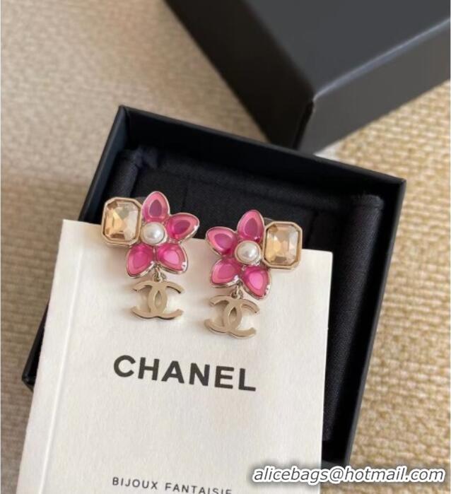 Free Shipping Discount Chanel Bloom Earrings CH012619 Pink 2026