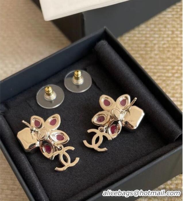 Free Shipping Discount Chanel Bloom Earrings CH012619 Pink 2026