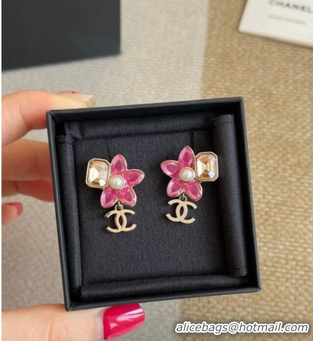 Free Shipping Discount Chanel Bloom Earrings CH012619 Pink 2026