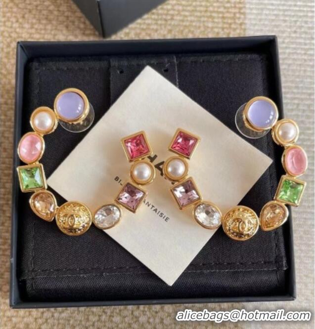 Hot Sell Cheap Chanel Crystals Earrings CH012621 Multicolor 2026