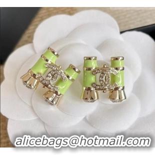 Shop Discount Chanel Bamboo Earrings CH012802 Green 2026