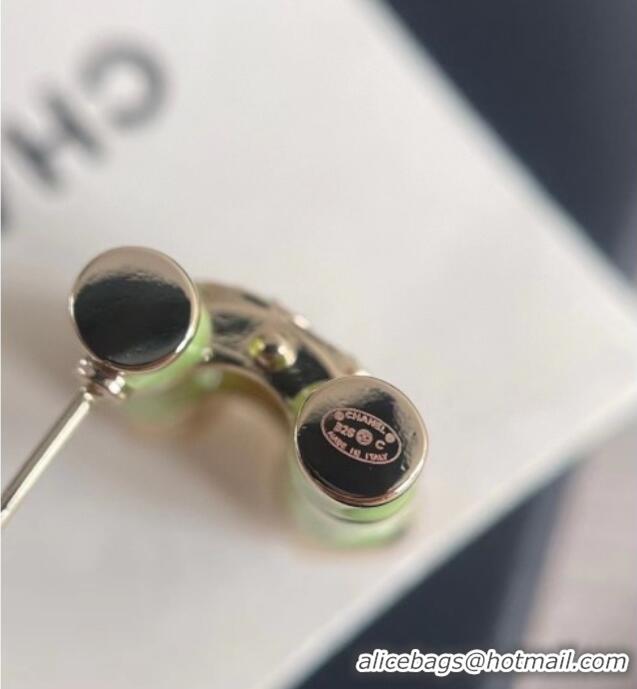 Shop Discount Chanel Bamboo Earrings CH012802 Green 2026