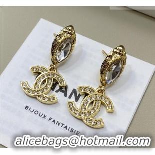 Grade Inexpensive Chanel Crystals Earrings CH012813 Gold 2026
