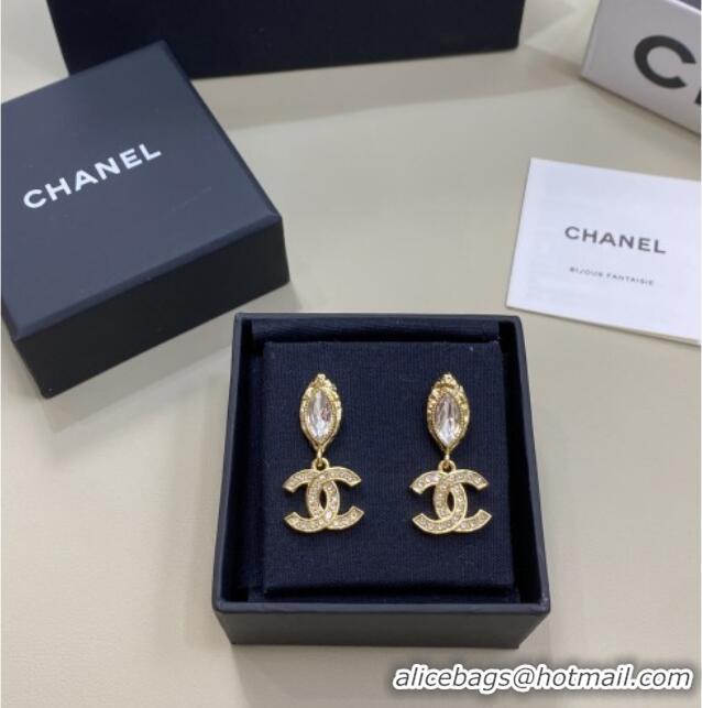Grade Inexpensive Chanel Crystals Earrings CH012813 Gold 2026