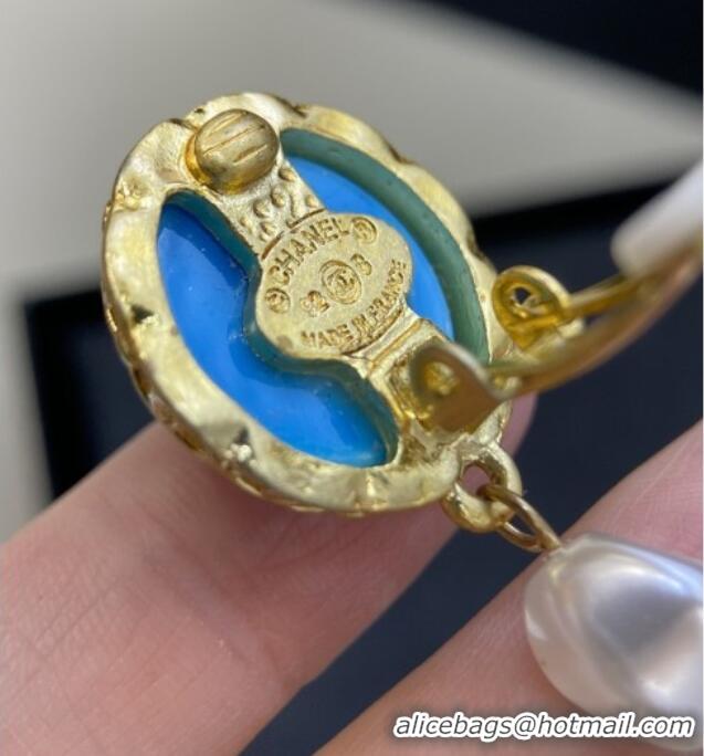 Particularly Recommended Chanel Heart Earrings CH012837 Blue 2026