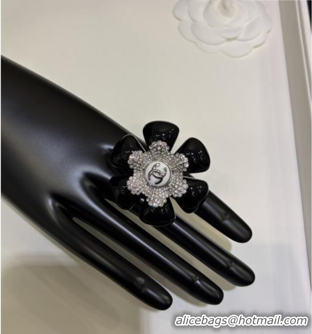 Buy Fashionable Chanel Bloom Earrings CH013001 Black 2026