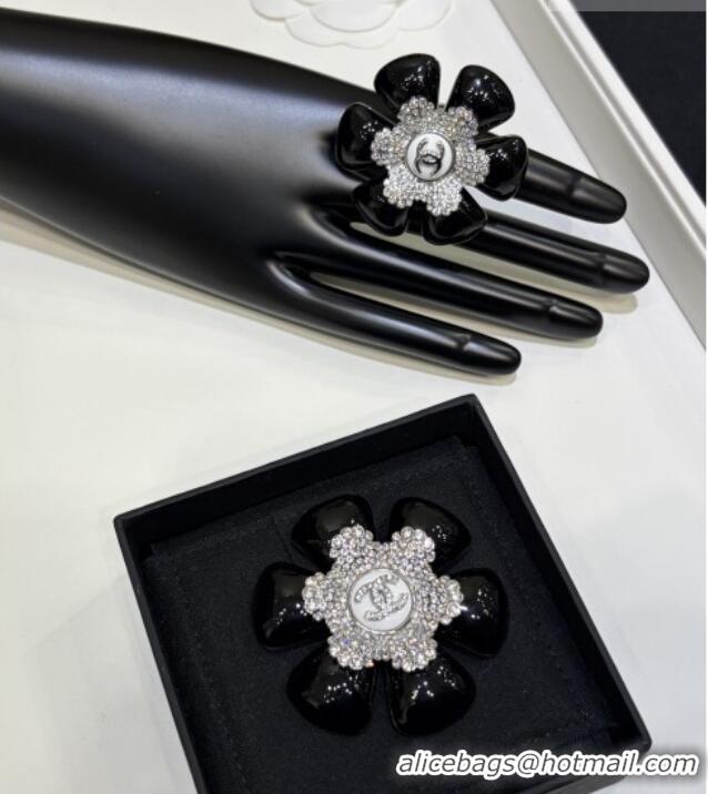 Buy Fashionable Chanel Bloom Earrings CH013001 Black 2026