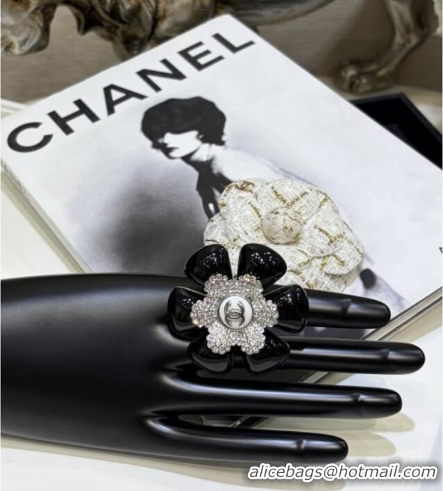 Buy Fashionable Chanel Bloom Earrings CH013001 Black 2026