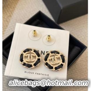Luxury Cheap Chanel Round Earrings CH013006 Gold 2026