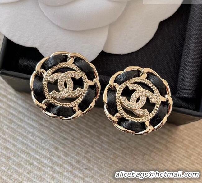Luxury Cheap Chanel Round Earrings CH013006 Gold 2026