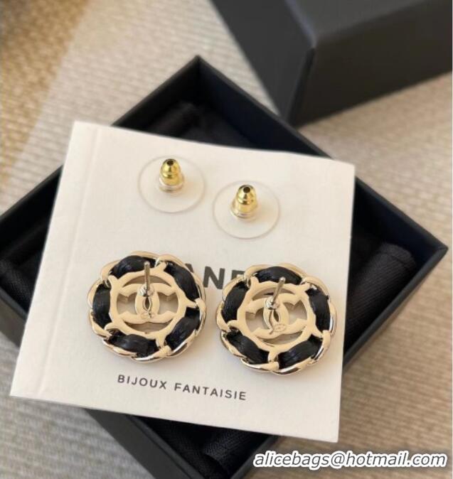 Luxury Cheap Chanel Round Earrings CH013006 Gold 2026