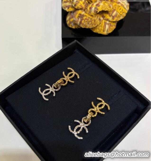 Top Quality Chanel CC Earrings CH032022 Silver/Gold 2026