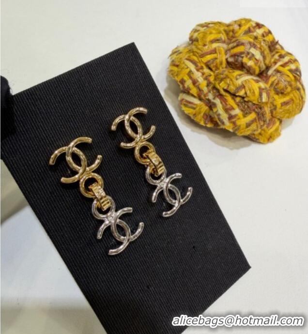 Top Quality Chanel CC Earrings CH032022 Silver/Gold 2026