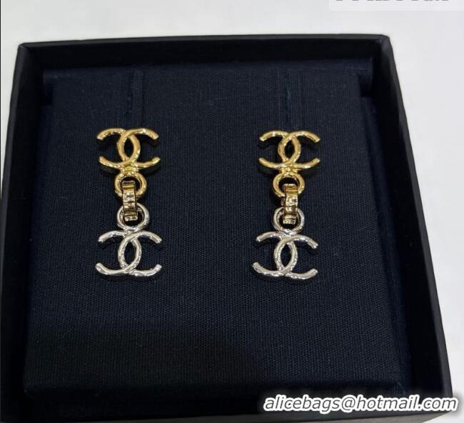 Top Quality Chanel CC Earrings CH032022 Silver/Gold 2026