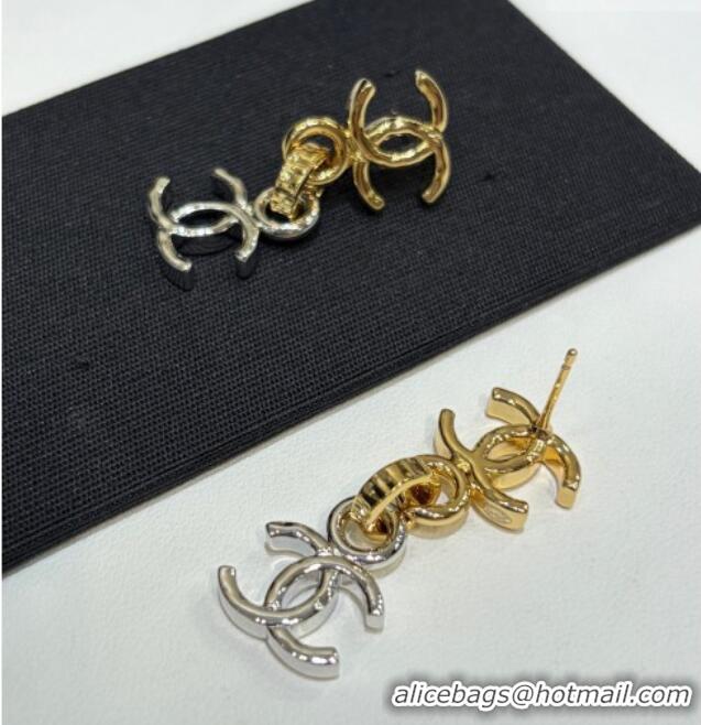 Top Quality Chanel CC Earrings CH032022 Silver/Gold 2026