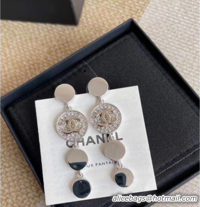Modern Classic Chanel Silver Short Earrings CH032026 2026