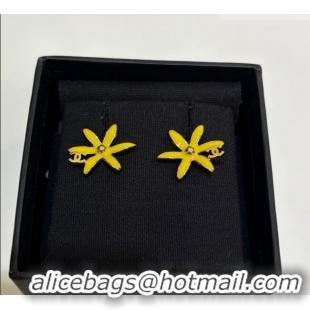 Modern Classic Chanel Bloom Studs Earrings CH032023 Yellow 2026