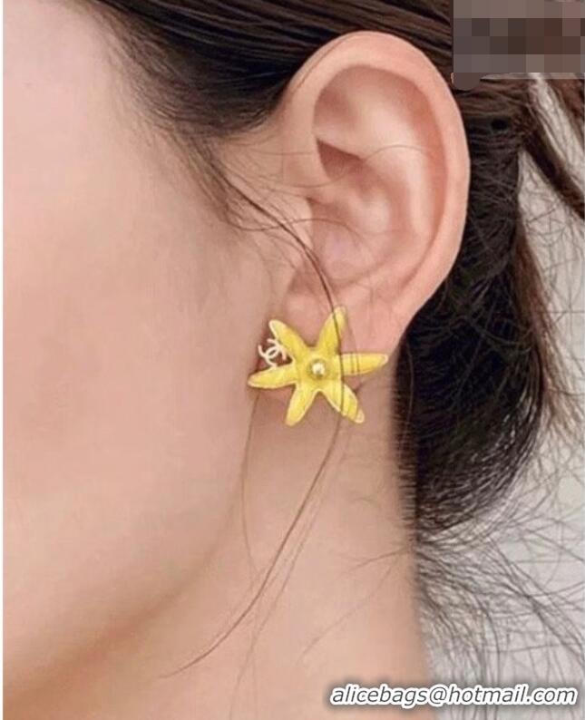 Modern Classic Chanel Bloom Studs Earrings CH032023 Yellow 2026