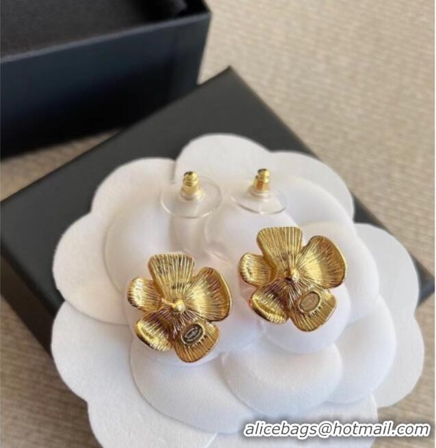 Inexpensive Discount Chanel Camellia Studs Earrings CH032028 Red 2026