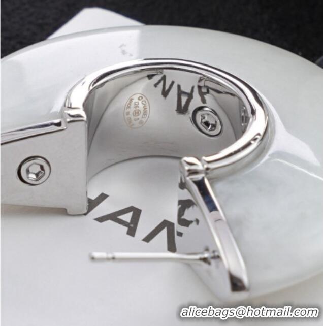 Buy Top Design Chanel Earrings CH080406 Silver/White 2026