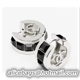 Free Shipping Discount Chanel Earrings CH080425 Silver/Black 2026