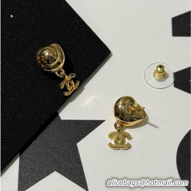 Well Crafted Classic Chanel Conch Earrings CH080429 Gold 2026