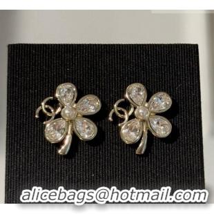 Buy New Cheap Chanel Clover Earrings CH080515 Gold 2026