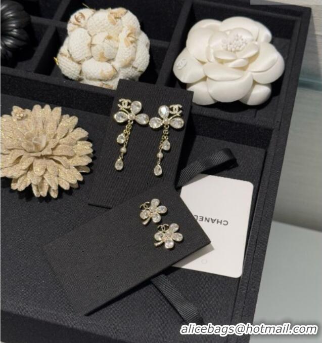Buy New Cheap Chanel Clover Earrings CH080515 Gold 2026
