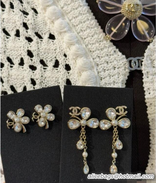 Buy New Cheap Chanel Clover Earrings CH080515 Gold 2026