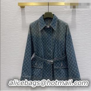 Trendy Design Gucci GG Denim Jacket GG032501 Blue 2026