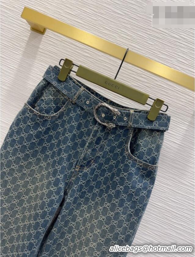 Traditional Specials Gucci GG Denim Jeans GG032501 Blue 2026