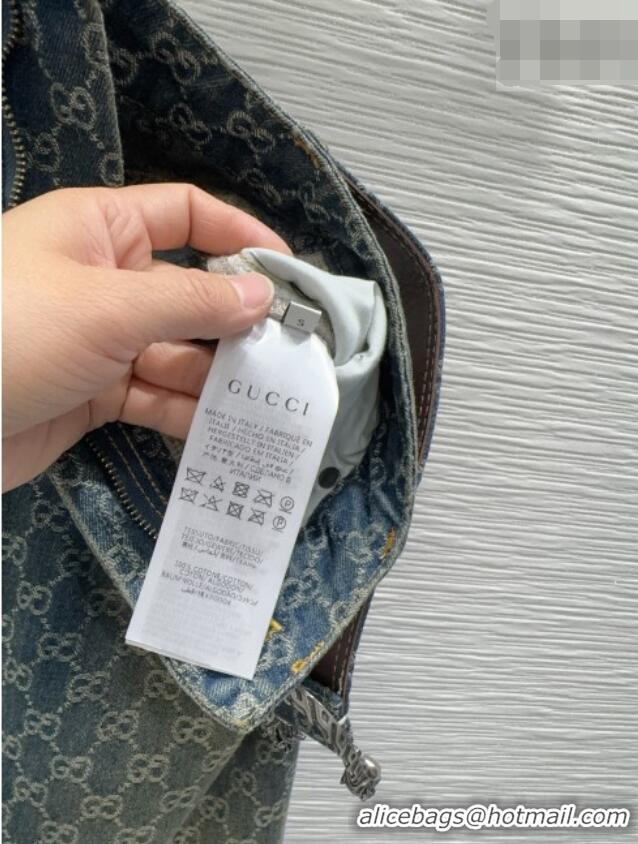 Well Crafted Gucci GG Denim Skirt GG032501 Blue 2026
