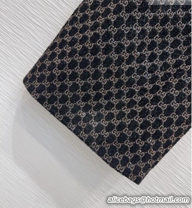 Buy Cheap Gucci GG Strass Dress with Bow GG032502 Black/Gold 2026