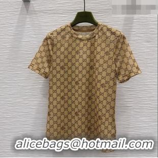Best Quality Gucci GG T-shirt G42111 Brown 2026