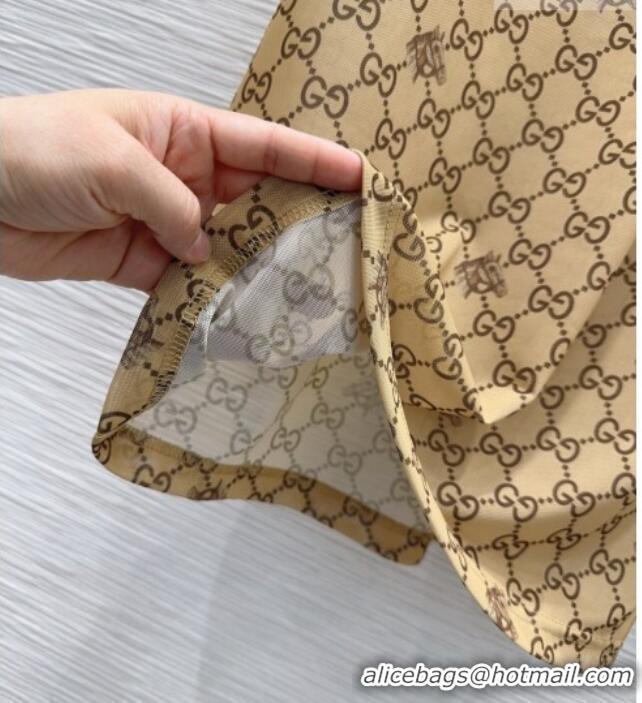Best Quality Gucci GG T-shirt G42111 Brown 2026