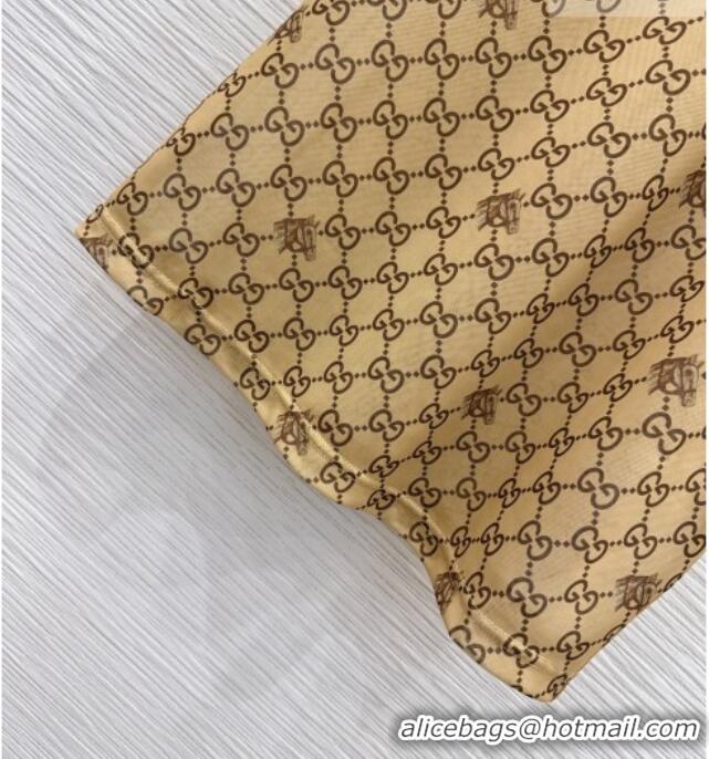 Best Quality Gucci GG T-shirt G42111 Brown 2026