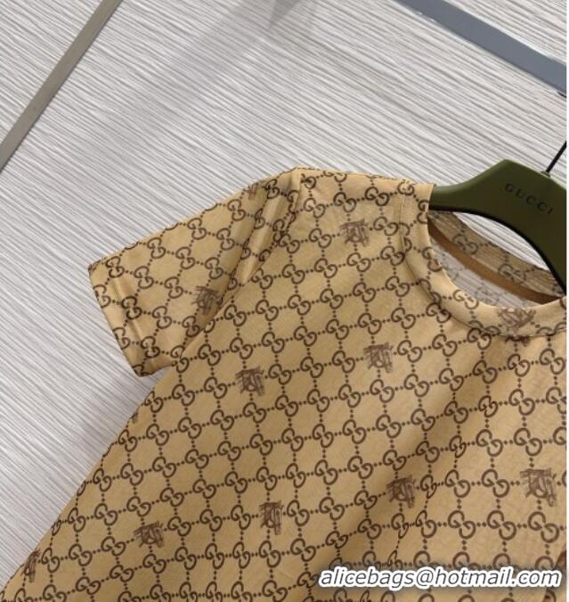Best Quality Gucci GG T-shirt G42111 Brown 2026