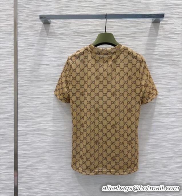 Best Quality Gucci GG T-shirt G42111 Brown 2026