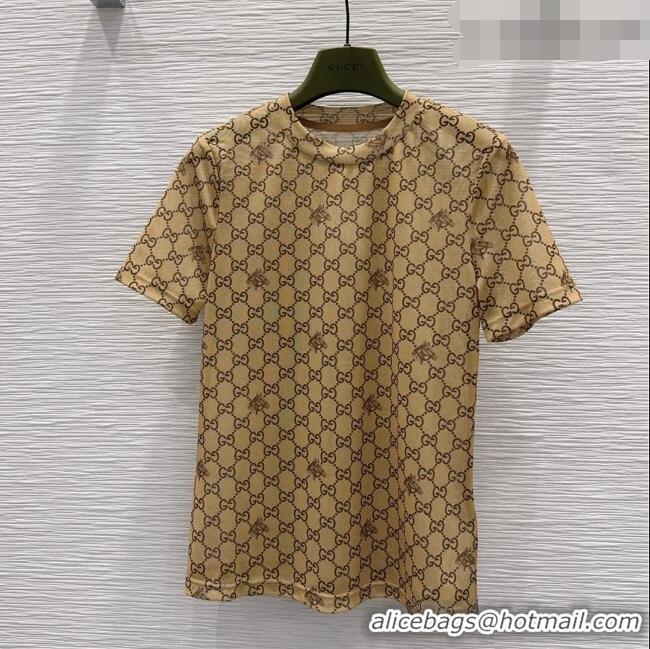 Best Quality Gucci GG T-shirt G42111 Brown 2026