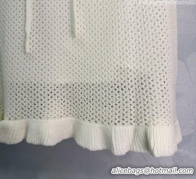 ​Buy Inexpensive Chanel Knit Vest and Skirt Set CH032503 White 2026
