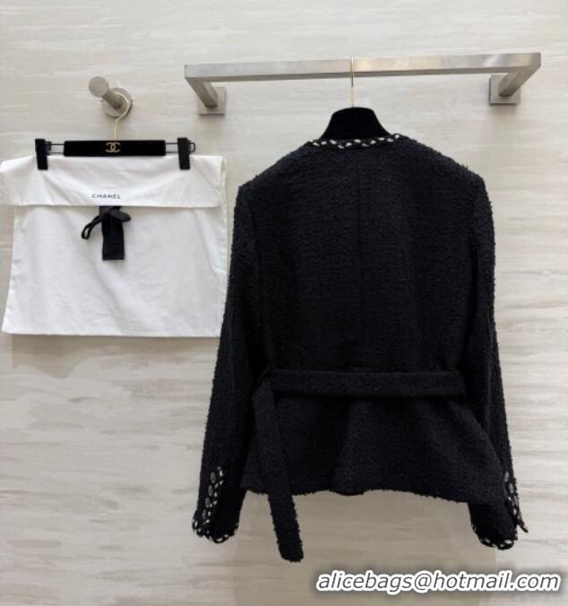 Traditional Discount Chanel Tweed Jacket CH032519 Black 2026