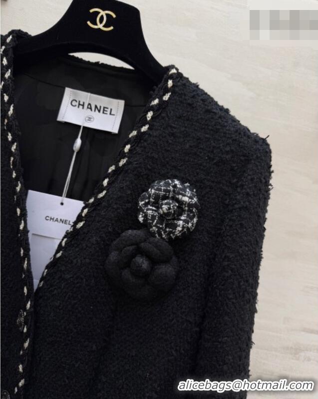 Traditional Discount Chanel Tweed Jacket CH032519 Black 2026